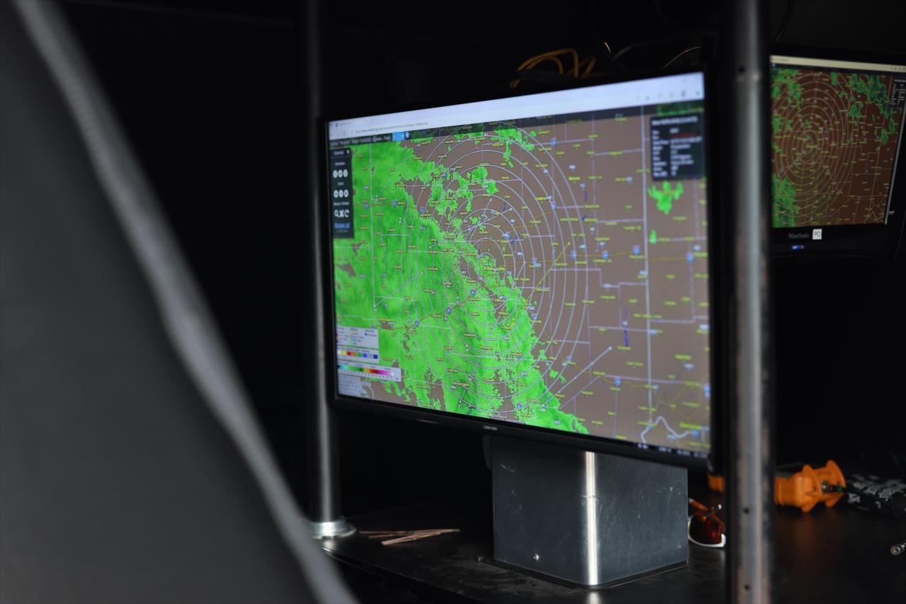 Weather Radar - Indianapolis 500 Practice - By: Chris Owens -- Photo by: Chris Owens